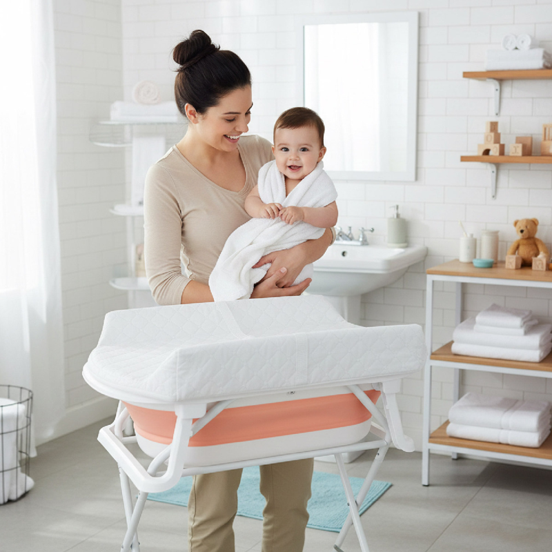 BAÑERA PLEGABLE CON BASE